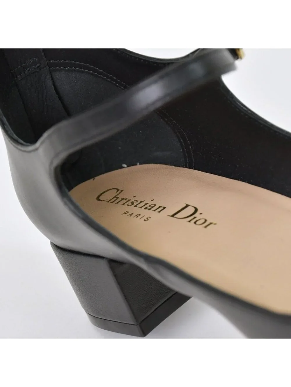 Dior Bondage Strap Long Boots Pumps Black